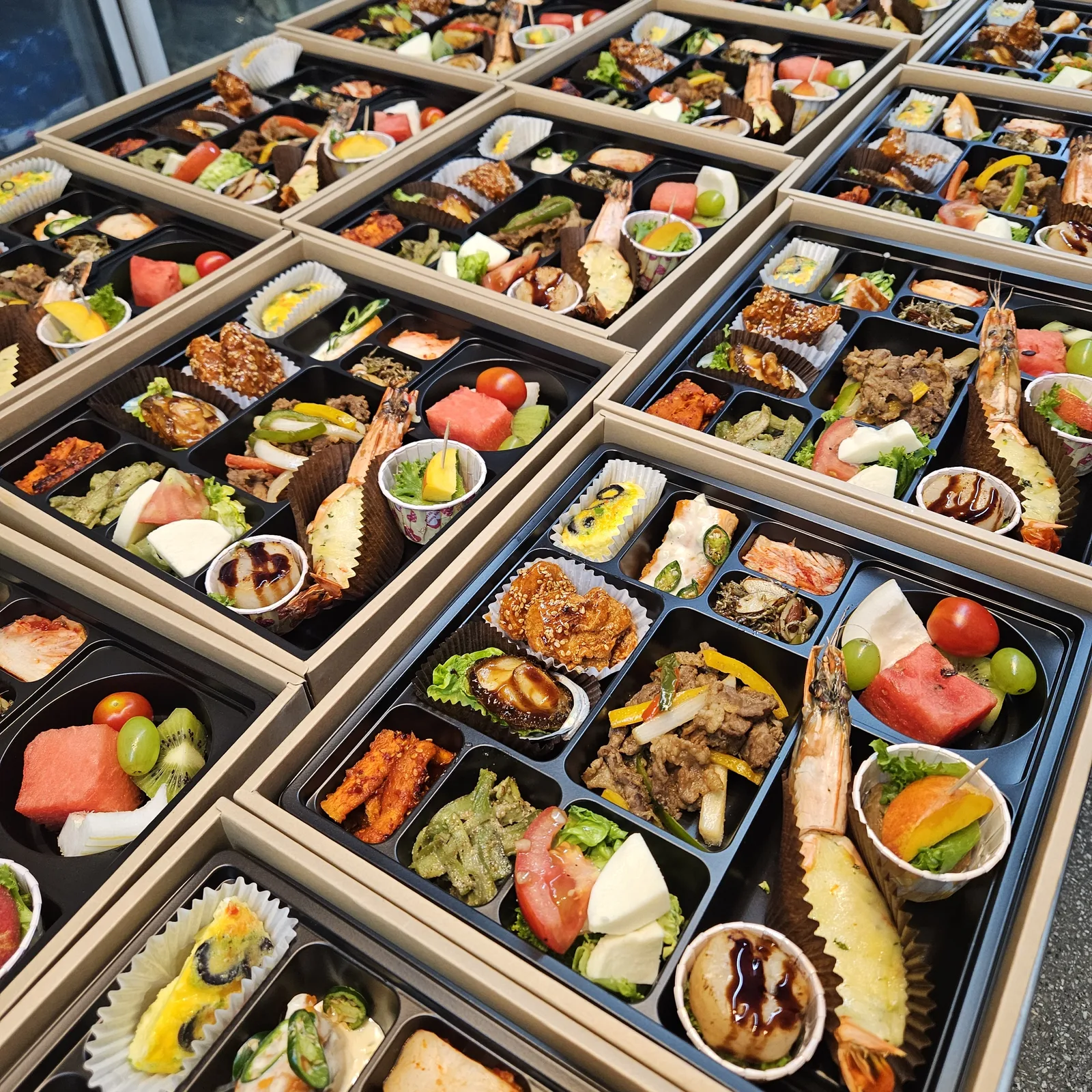 강남 기업 임원회의도시락 — 케이터링 구성